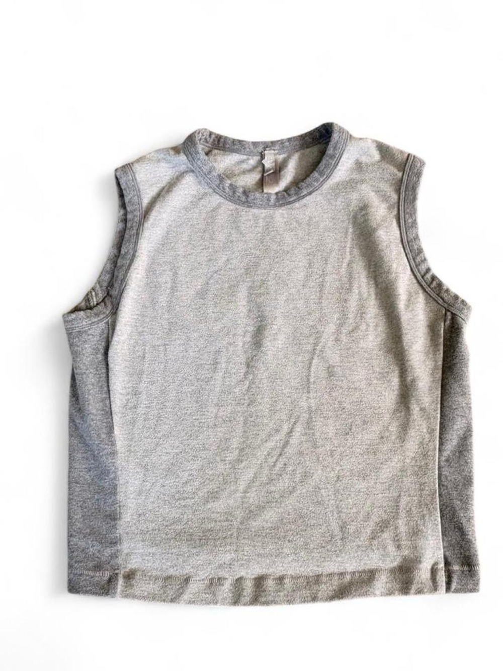 SKIMS two-tone Gray Sleeveless Tank Top